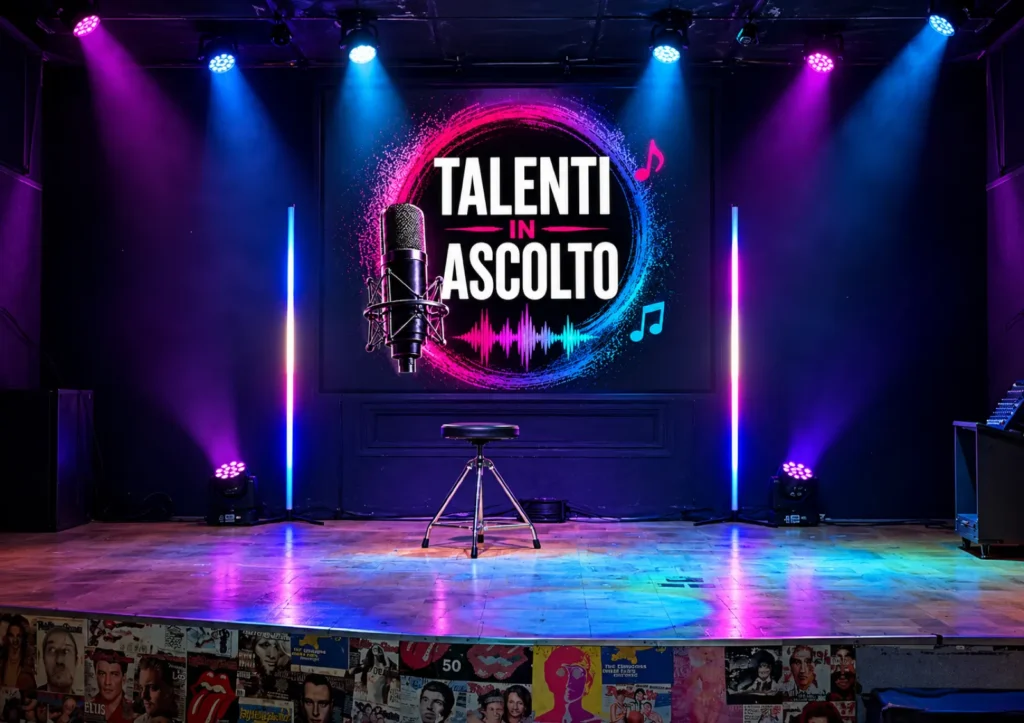 Il palco di Talenti in Ascolto all'Happy Day di Collegno